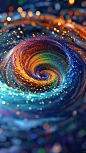 星河璀璨 粒子光斑