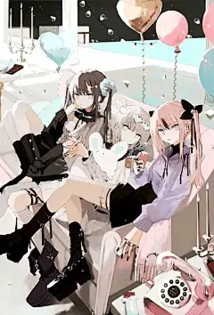 【美图】精美华丽手绘二次元插画