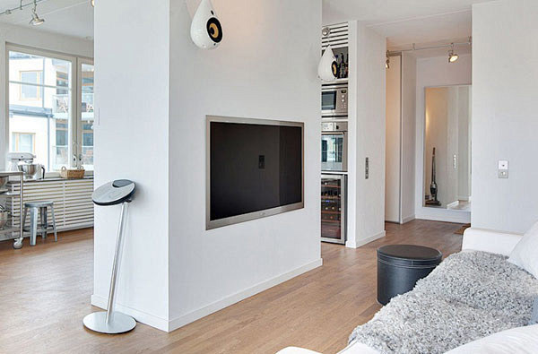 斯德哥尔摩简约舒适的顶楼公寓设计 #采集...