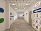 现代公司过道 走廊展示区 过道展示区 企业文化墙 软文化效果展示
