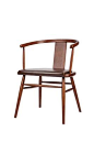【设计巨蛋】实木现代中式圈椅新中式椅子休闲家具餐厅酒店扶手椅-淘宝网