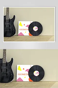 典雅精致商务唱片黑胶碟样机