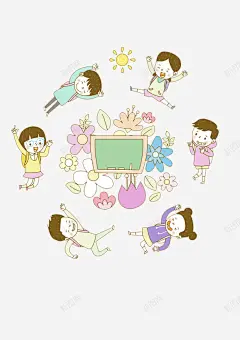 祖国的花朵 免抠png 设计图片 免费下载 页面网页 平面电商 创意素材