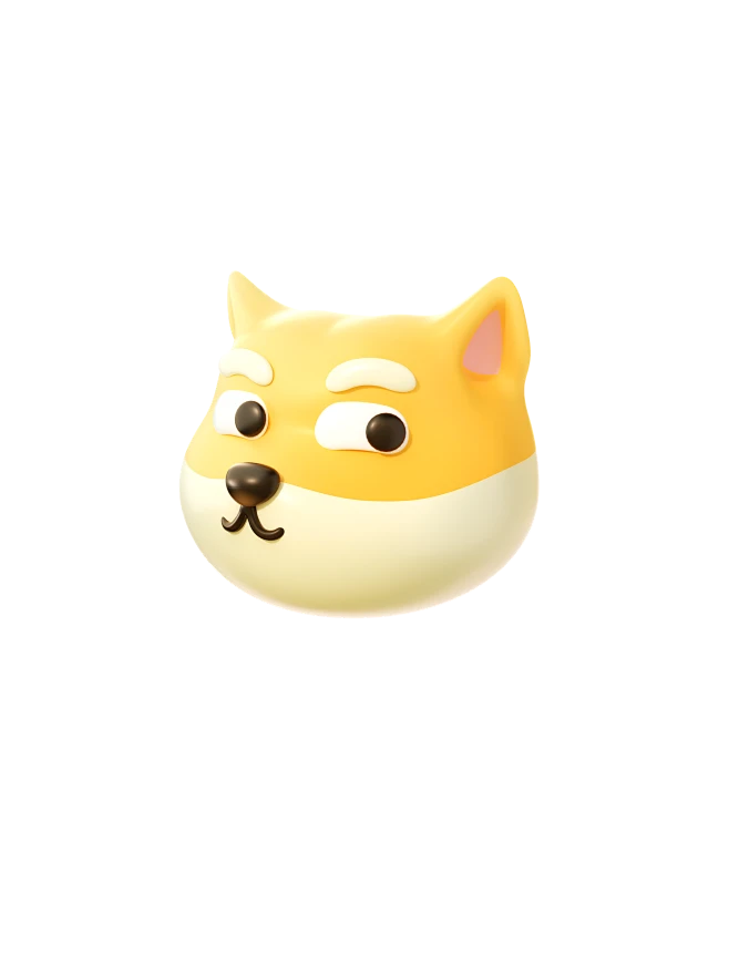 3D卡通趣味可爱互动emoji狗头表情包-花瓣网