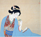 上村松園 「菊の香」紙本彩色 1945
