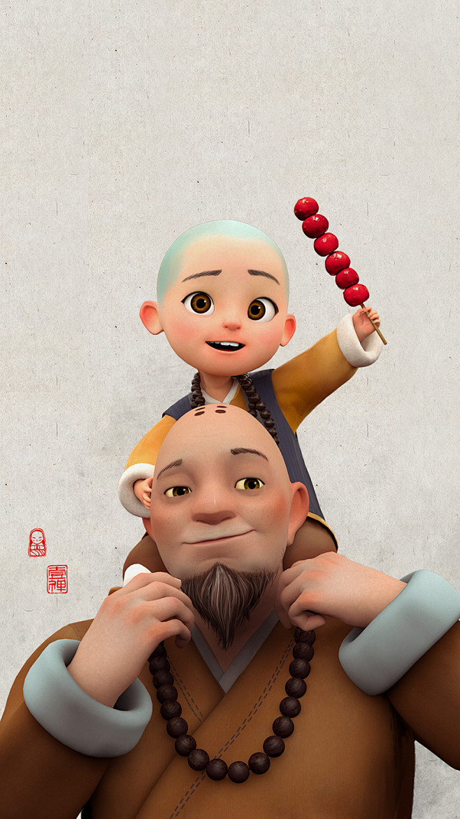 一禅小和尚@鈡意伱收集_花瓣 《一禅小和尚》第五十九话 师父的奇妙冒险 - 在线阅读 - 有妖气原创漫￿597368208.jpg