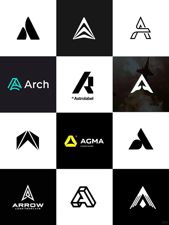 logo设计分享| 第一期字母A