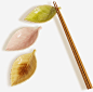 树叶陶瓷餐具筷子