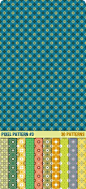 小花纹图案 Pixel Pattern #3 之二 - 素材资源
