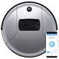 bObsweep PetHair Vision Wi-Fi Connected Robotic Vacuum Cleaner - Steel - image 1 of 10