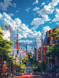 城市插画｜东京救命 看到停不下来 - 小红书