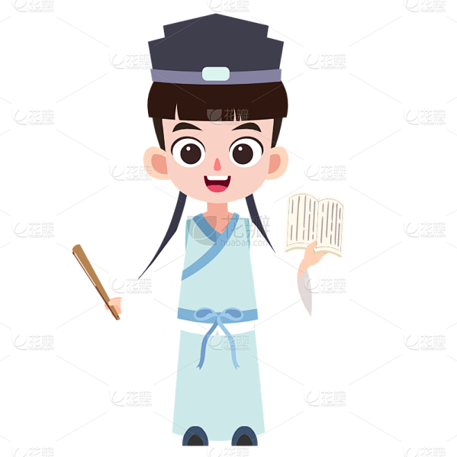 手绘-儿童兴趣班主题-说书人