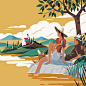#logo设计人# 美国插画师 Steve Scott 绘画作品 ​​​​
