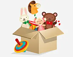 手绘玩具箱免抠下载ai免抠素材_新图网 https://ixintu.com 纸箱 玩具 手绘 高清免抠 大图免抠 300像素图 AI图免抠 六一