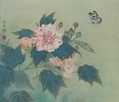 李科宏工笔芙蓉画