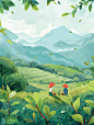 Midjourney｜明前采茶 - 小红书