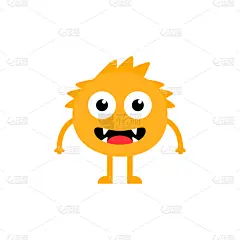 可爱的,卡通,怪物,婴儿,秘密,贺卡,怪异,背景分离,万圣节,惊骇