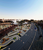Voka resort Upgrade-DSC international : It is the central part of a resort contains many malls and cafés with alot of landscape features.