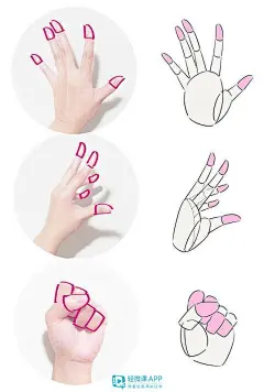 动漫人物手怎么画  适合初学者学的动漫手部画法教程