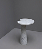 'Eros' Marble Side Table by Angelo Mangiarotti - Oliver Gustav