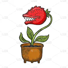 草图,动物牙齿,卡通,球座,动物,艺术品,植物,花,绘制