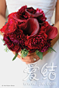 冬季里的一把火 红色捧花#手捧花##红色##婚礼#