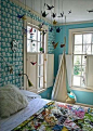 #卧室#很清新很有爱的风格~纸鹤，秋千，充满了童趣