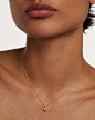 DROP 黄金项链 - 18K solid yellow gold