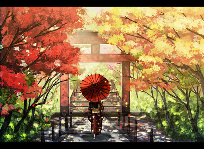 用红色装点秋天♪红叶特辑 : 秋天越来越...