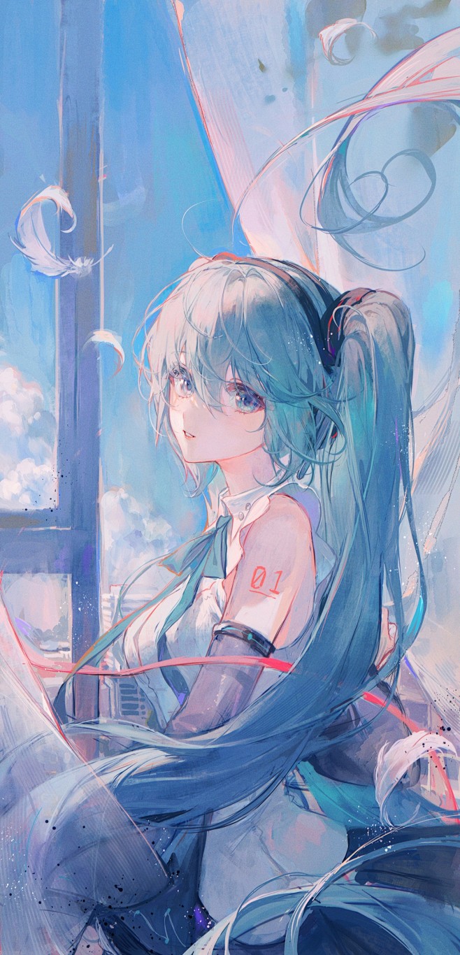初音 初音未来 美 3k全面屏手机壁纸动...