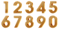 数字0123456789