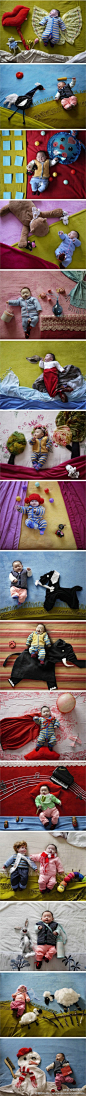 [【艺术创意】创意婴儿照，创意无限。] - 一位中国妈咪给宝宝拍的照片， 超级有想象力的。
