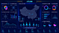 大数据可视化深色admin后台