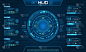 HUD UI Futuristic and Infographic Elements. Techno