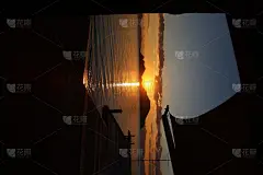 日落的背景