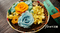  #DIY# #手工#fleuri·花语 永生花 盒子花 礼品《色彩》纯手工定制