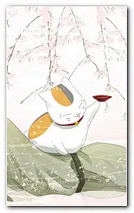 夏目友人帐壁纸 同人动漫壁纸 猫咪老师壁纸 动漫手机壁纸下载-站长壁纸