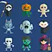 9款万圣节图标矢量素材
