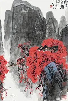 张步山水画作品欣赏
