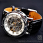 Mens Watches Steampunk White (WAT0081-WHITE)