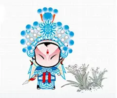 国粹京剧Q版人物：萌版情侣头像+精美动漫男女图_易鼎吧_百度贴吧