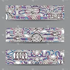 矢量,绳子,绘画插图,贺卡,与众不同,动物手,打结,绘制,弯腰