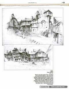 影视cg\魔戒场景设计图