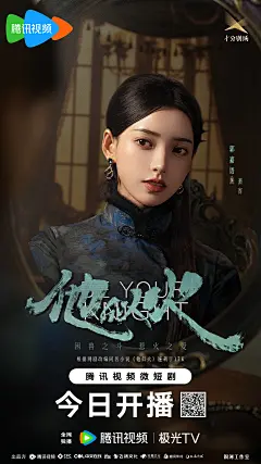 网剧他似火单人海报