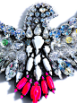 CHICB代购 SHOUROUK Phoenix bib 凤凰鸟造型水晶项链 原创 设计 新款 2013 正品 淘宝