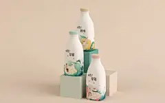 哟！优格 酸奶品牌创意插画风格VI及包装设计-焙客​​​​ ​​​​#logo设计师# ​​​​