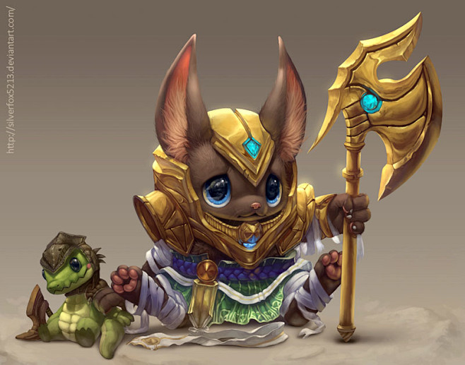 Chibi Nasus by Silve...