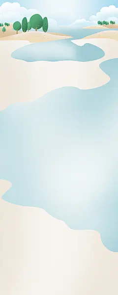 化妆品护肤品美妆类目天猫电商清新大气 扁平风插画高清背景素材图