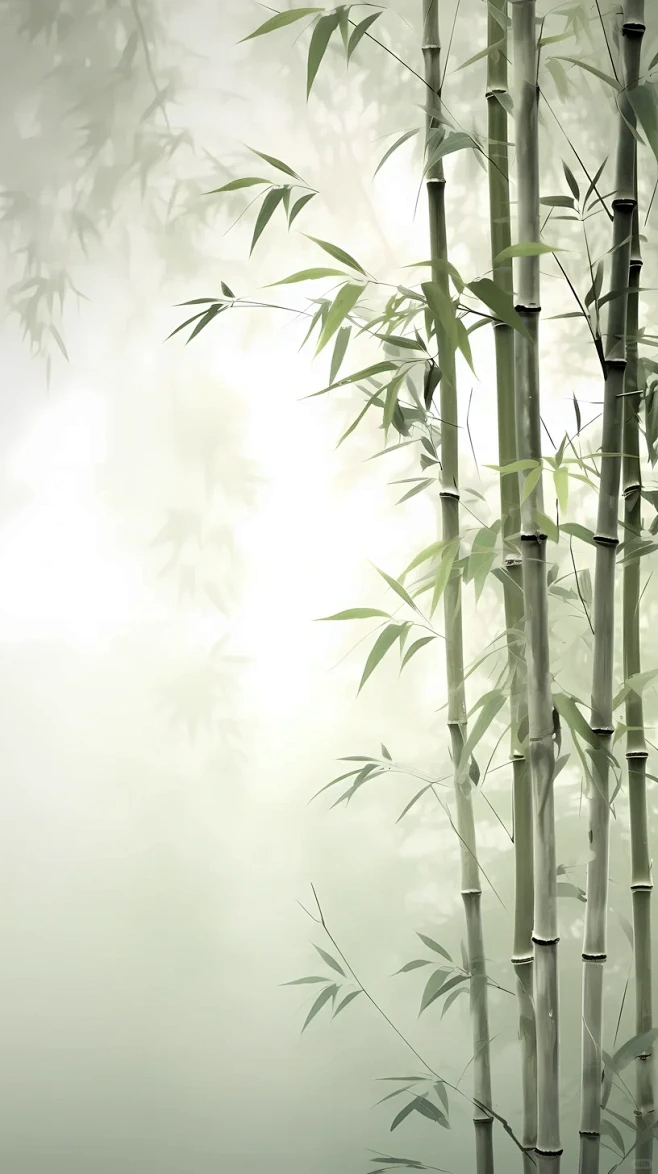 绘画素材1000组第113组——竹-花瓣网