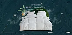 pure dreams9月份首页95%鹅绒被子海报